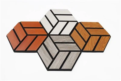 Melamin Mdf lamell akustisk veggpanel